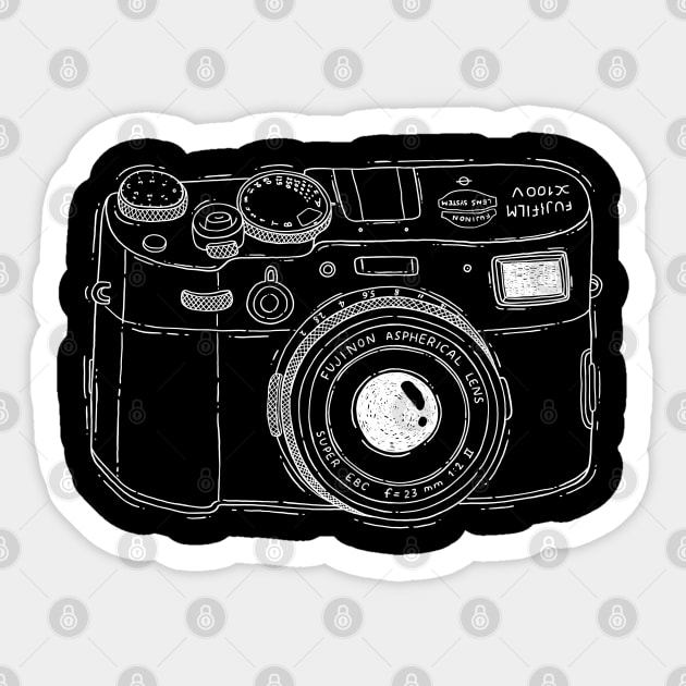 Fujifilm X100V Sticker by Tania Tania